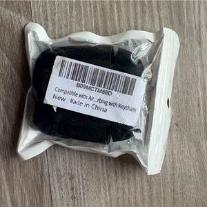 Black AirTag Keychain Case